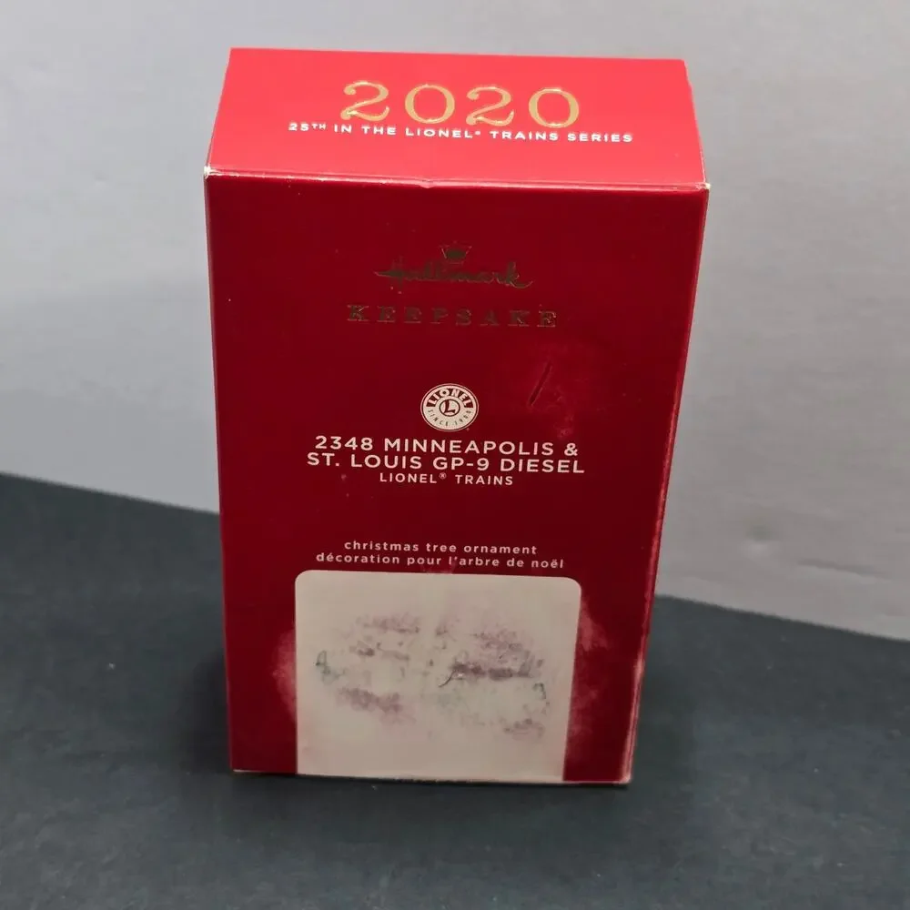 Hallmark Keepsake 2020 Lionel 2348 GP-9 Diesel Train #25 Ornament QXR9251